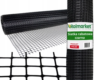 Pletivo, sieť - ČIERNA PLASTOVÁ SIEŤKA PVC 1,2x25m
